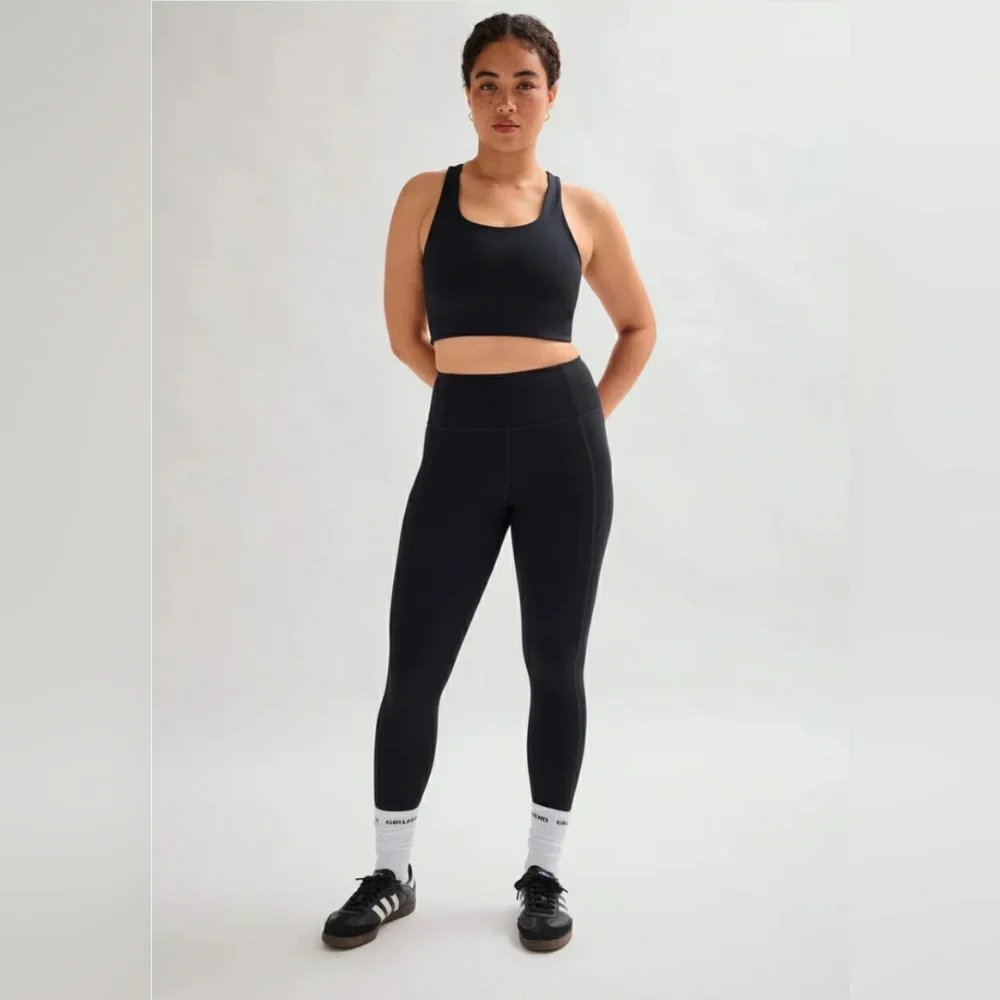 Girlfriend Collective SET Compression High Rise Leggings AND Bra NWT Sz Large - Picture 2 of 5